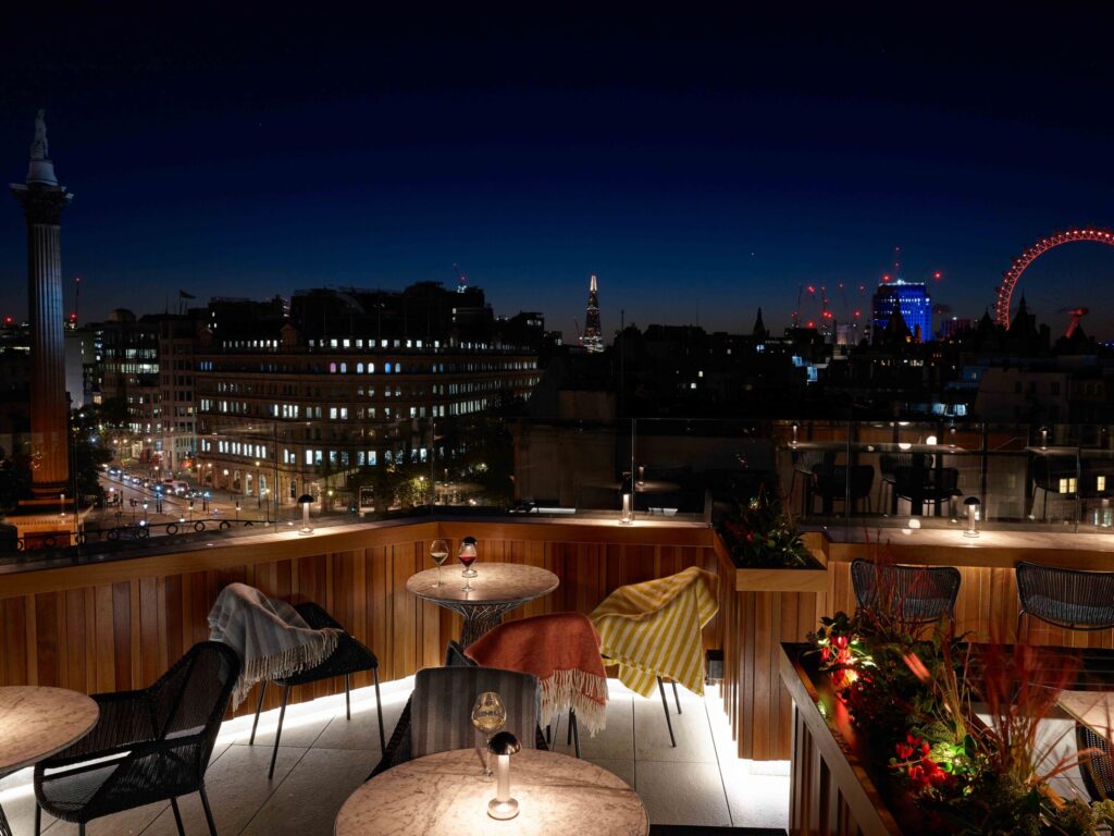 The Trafalgar St. James roof top views