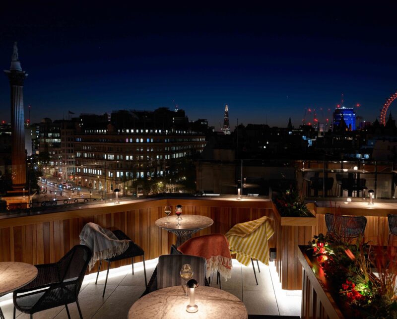 The Trafalgar St. James roof top views